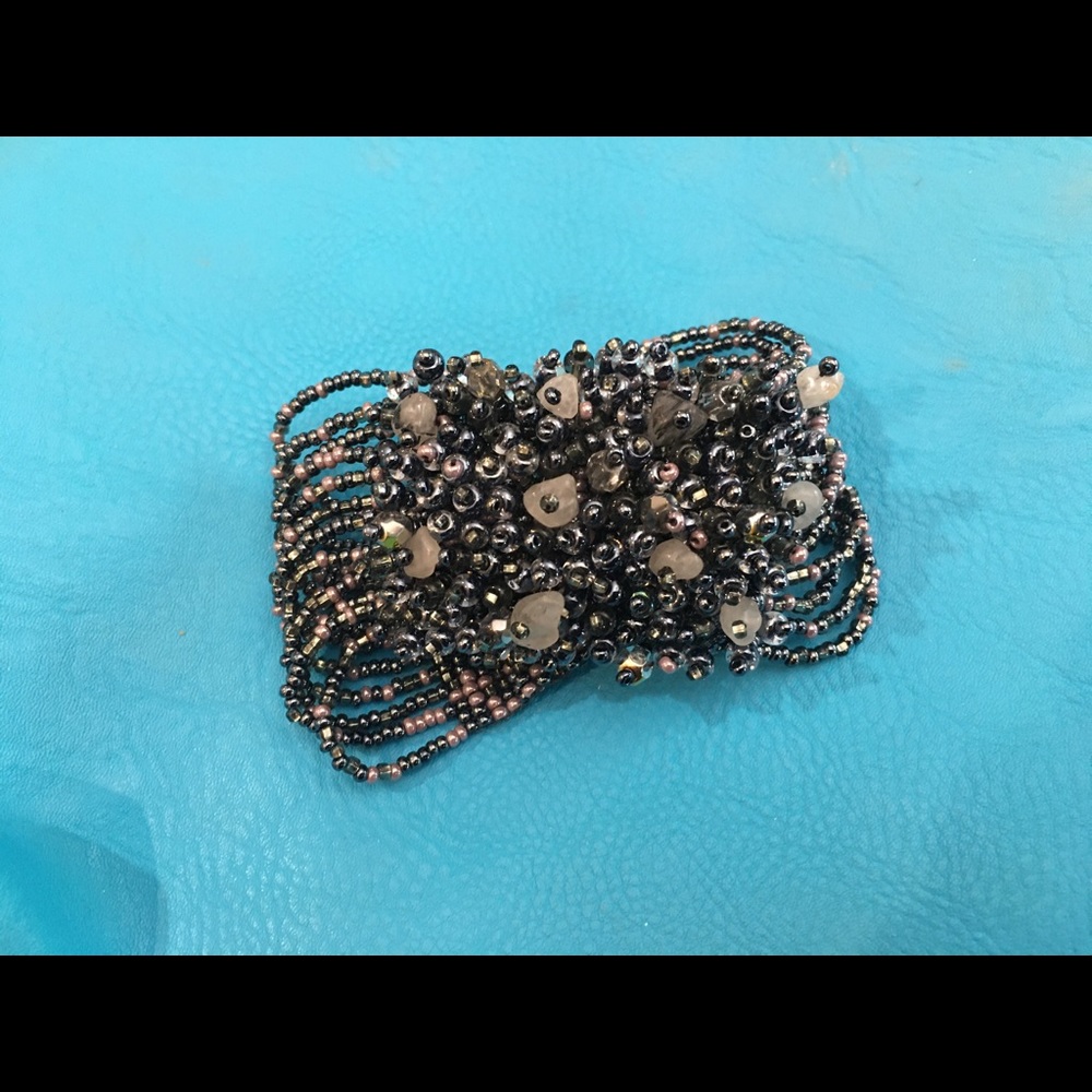 Multi-Strand Seed Bead Bracelet